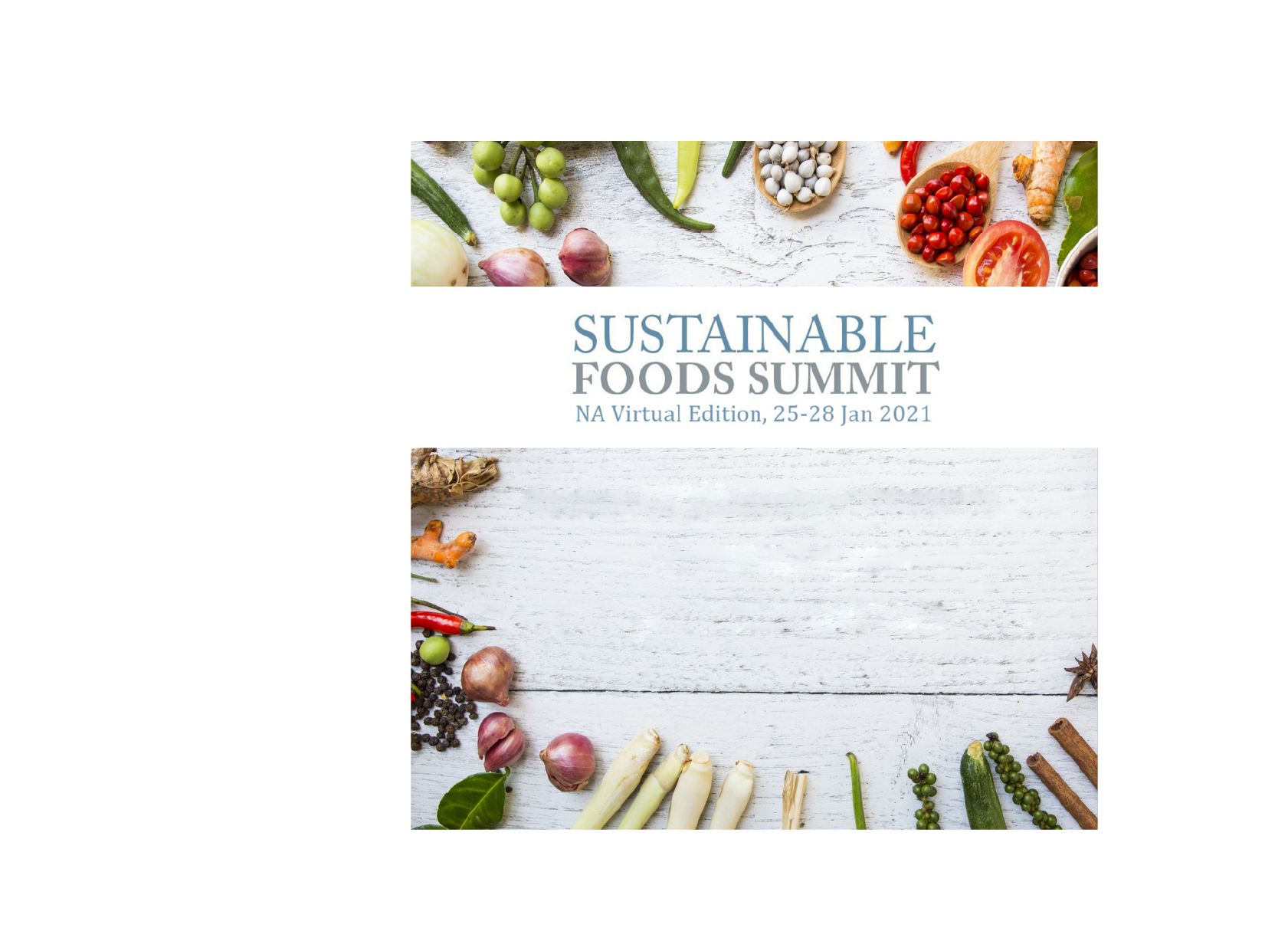 Attend the Sustainable Foods Summit Jan 25-28