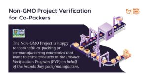 Non-GMO verification for co-packers