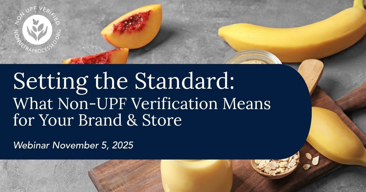 Non-UPF Verification Standard webinar invite cover happening on Nov 5, 2025.
