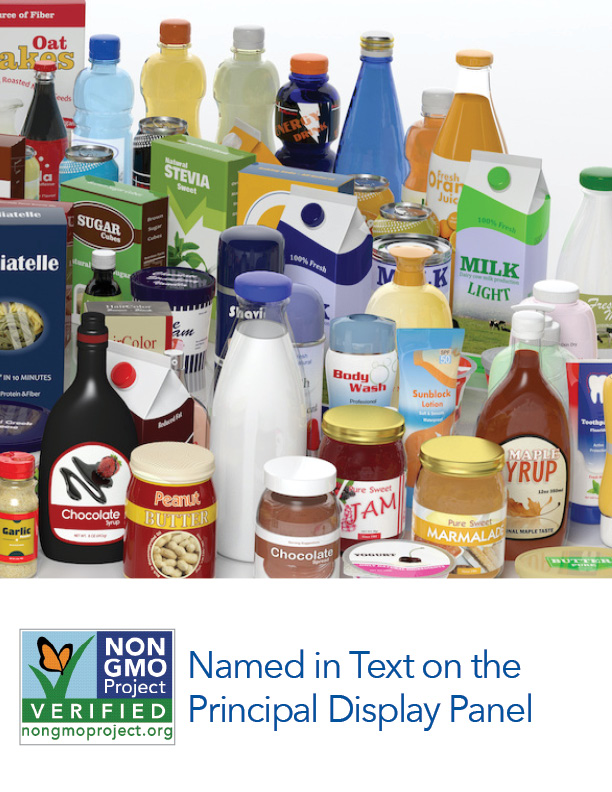 Non-GMO Project Guide: Named in Text on the PDP