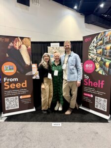 From left to right: Alycia Falter, Megan Murray, and James Lovold from the Non-GMO Project / Non-UPF Verified