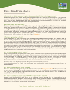 plant-based FAQs poster download
