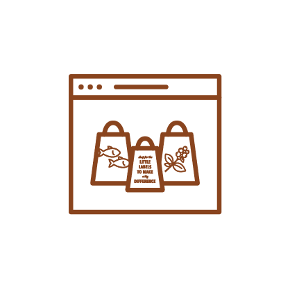website icon little labels