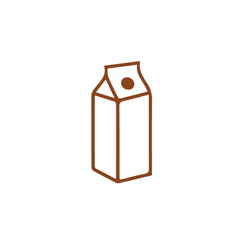 Milk carton icon